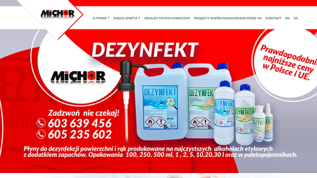 Producent rozcieńczalników tradycyjnych i innowacyjnych - Michor.pl